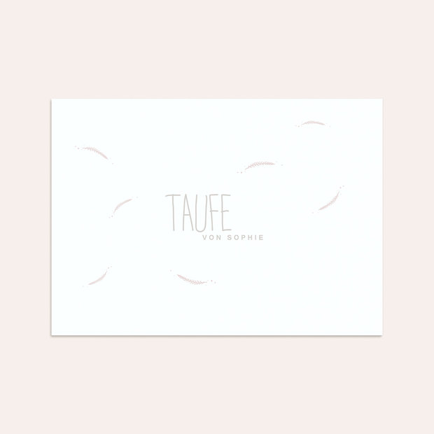 Umschlag mit Design Taufe - Kullakeks
