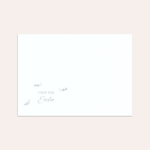 Umschlag mit Design Taufe - In Liebe gewiegt