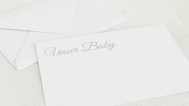 Umschlag mit Design  Baby - Babycollage