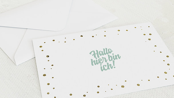 Umschlag mit Design  Baby - Hallo Schatz