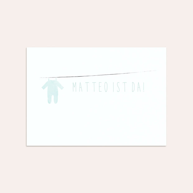Umschlag mit Design  Baby - Strampler