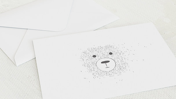 Umschlag mit Design  Baby - Meister Petz