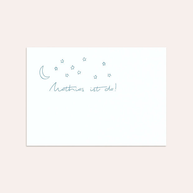 Umschlag mit Design  Baby - Sternlein