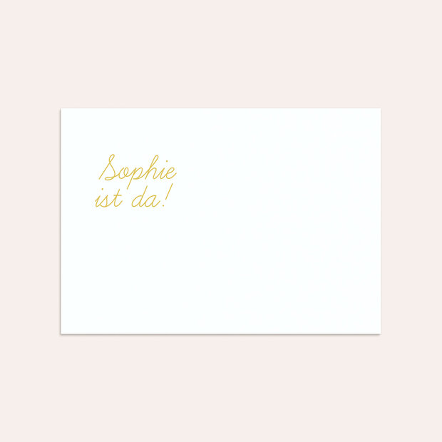 Umschlag mit Design  Baby - Einfach & Simple