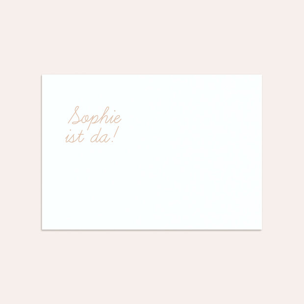 Umschlag mit Design  Baby - Einfach & Simple