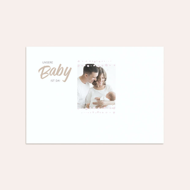 Umschlag mit Design  Baby - Wolkenspiel