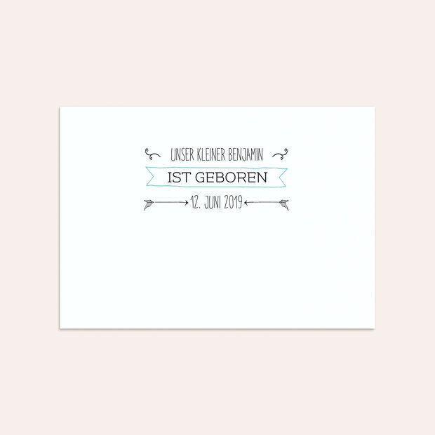 Umschlag mit Design  Baby - Babyboom