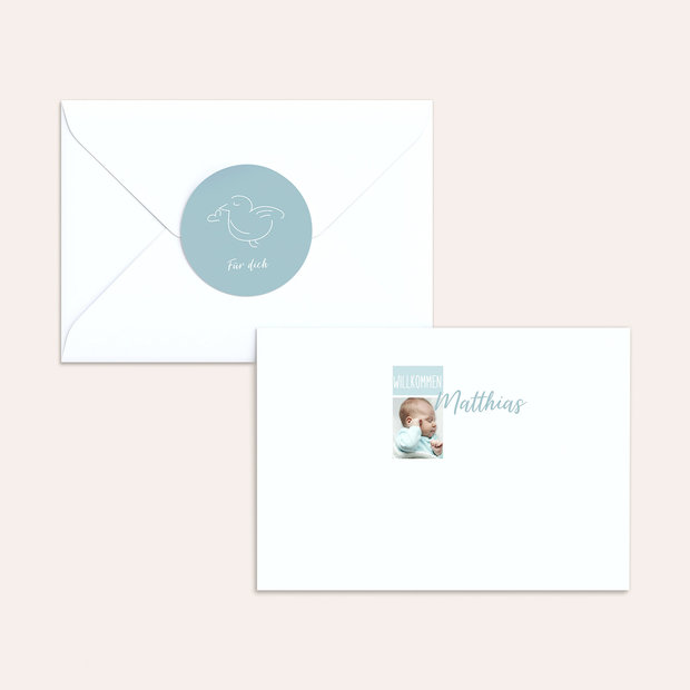 Umschlag mit Design  Baby - Tiny big love