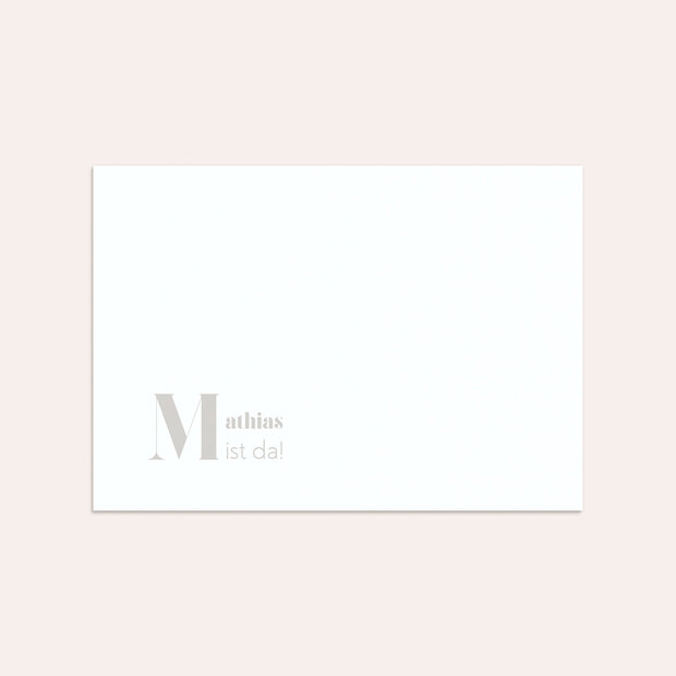 Umschlag mit Design  Baby - Kleiner Mensch, große Liebe