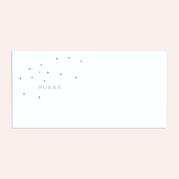 Umschlag mit Design  Baby - Herzlein