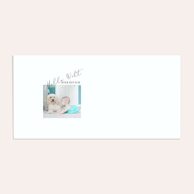 Umschlag mit Design  Baby - Cumulus