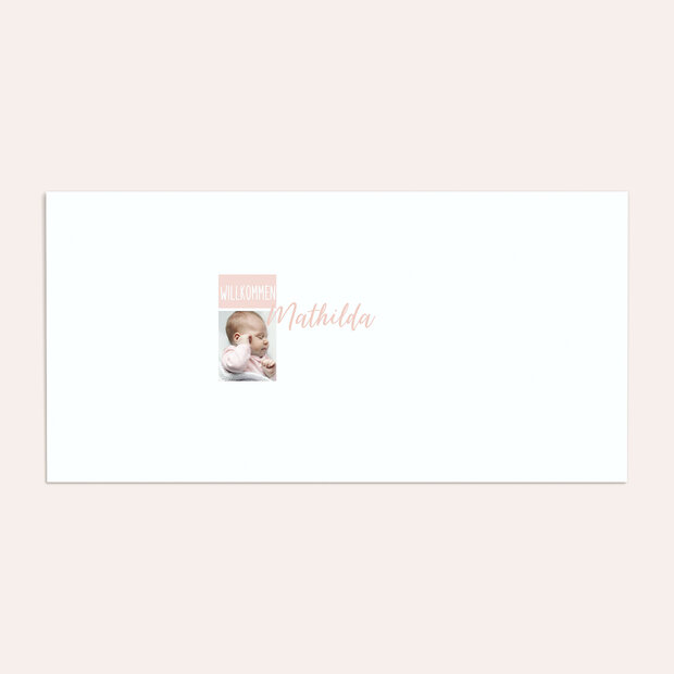 Umschlag mit Design  Baby - Tiny big love