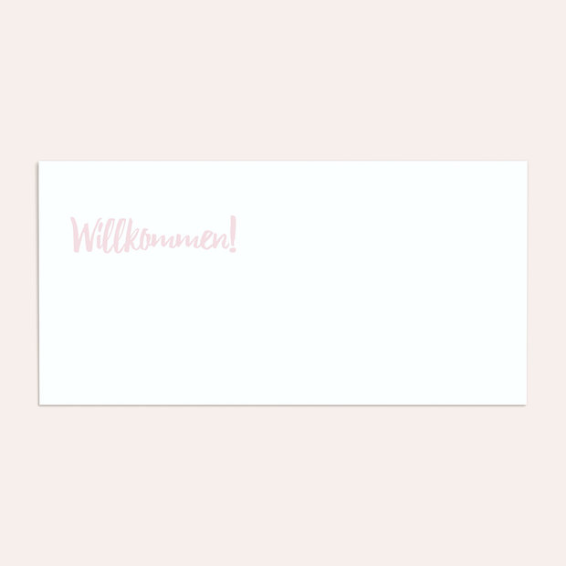 Umschlag mit Design  Baby - Grenzenlose Liebe