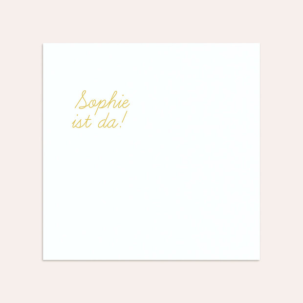 Umschlag mit Design  Baby - Einfach & Simple