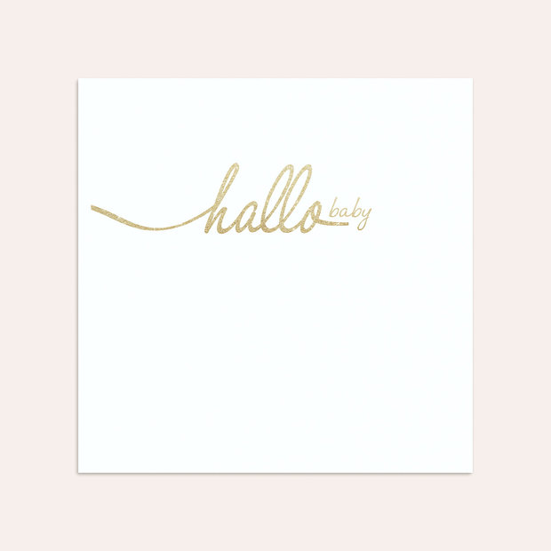 Umschlag mit Design  Baby - Hallo Baby