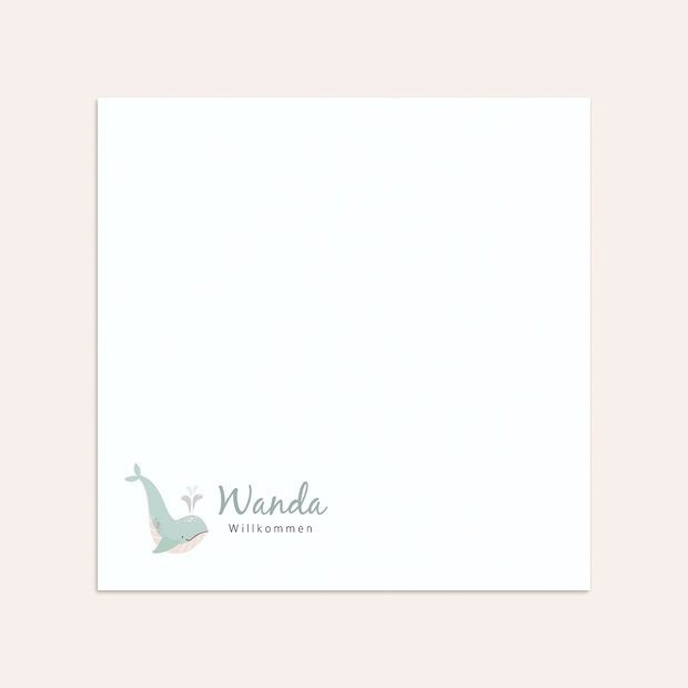 Umschlag mit Design  Baby - Welt der zarten Träume