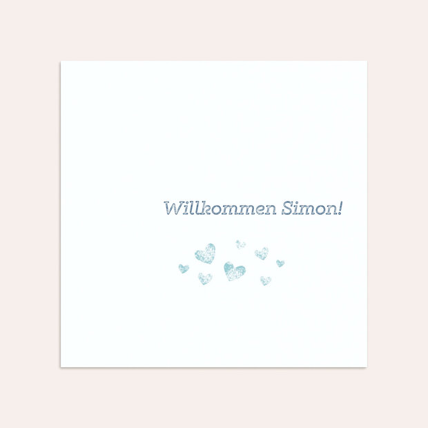 Umschlag mit Design  Baby - Erster Gruß