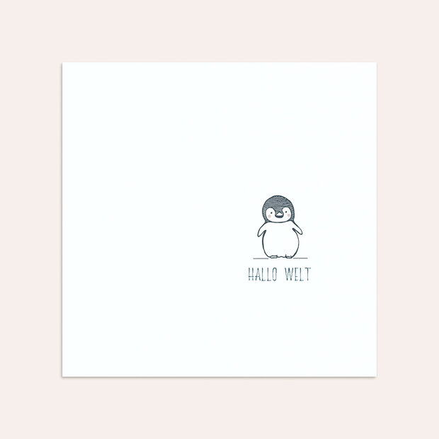 Umschlag mit Design  Baby - Loved little one