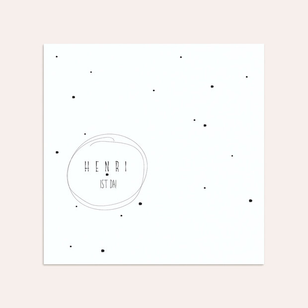 Umschlag mit Design  Baby - Du bist da