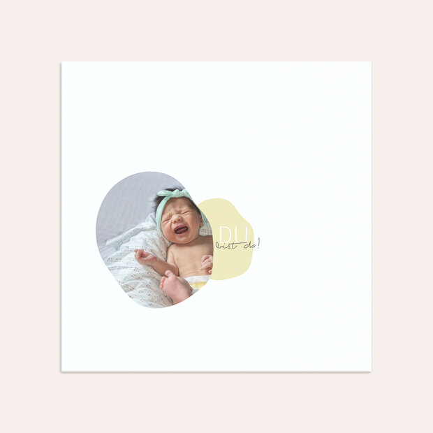 Umschlag mit Design  Baby - Da bist du
