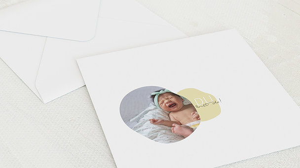 Umschlag mit Design  Baby - Da bist du