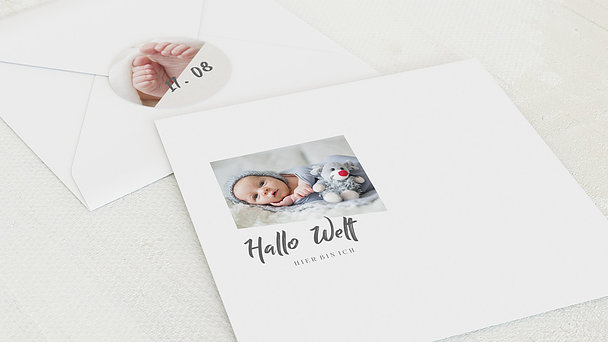 Umschlag mit Design  Baby - Erdenbürger