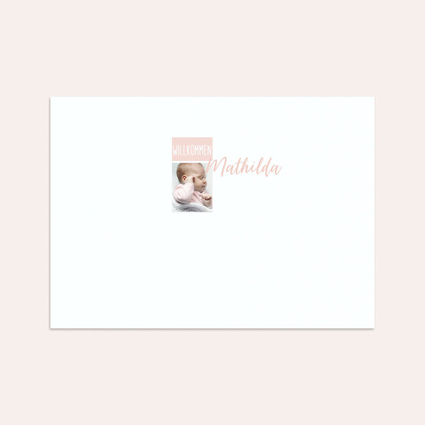 Umschlag mit Design  Baby - Tiny big love