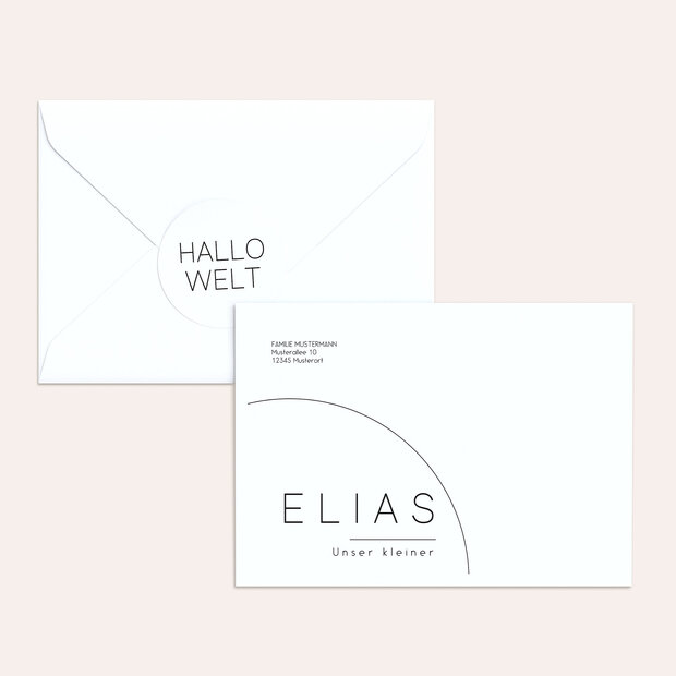 Umschlag mit Design  Baby - Perfekter Moment