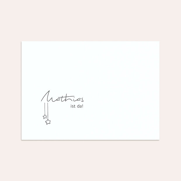 Umschlag mit Design  Baby - Little Darling