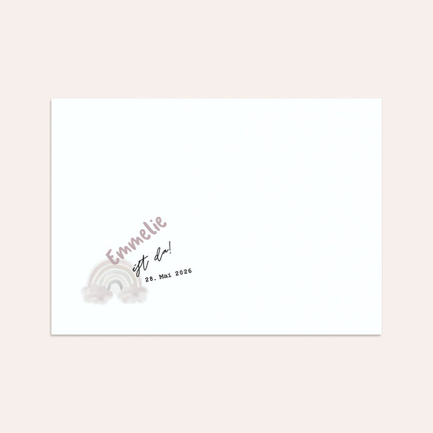 Umschlag mit Design  Baby - Little Rainbow