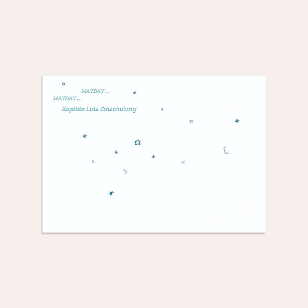 Umschlag mit Design Einschulung - Apollo