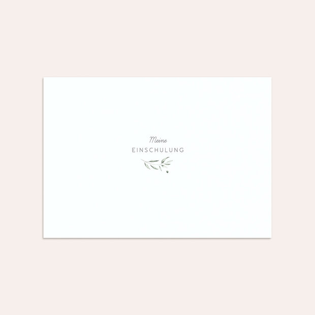 Umschlag mit Design Einschulung - Wildflowers