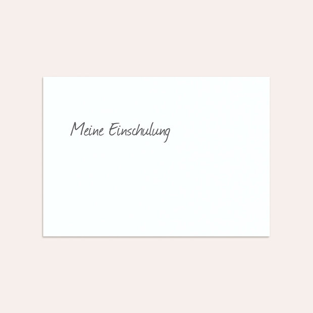 Umschlag mit Design Einschulung - Getäfelt jung