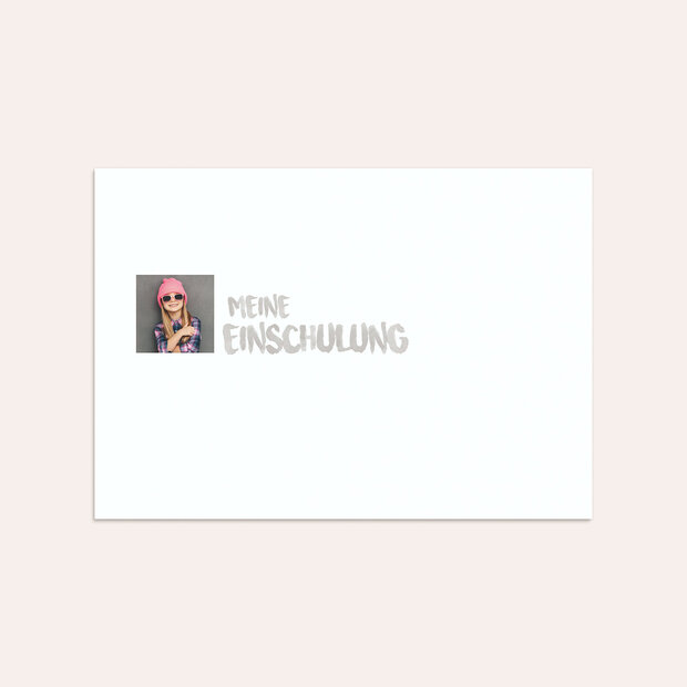 Umschlag mit Design Einschulung - Formvoll Einschulung