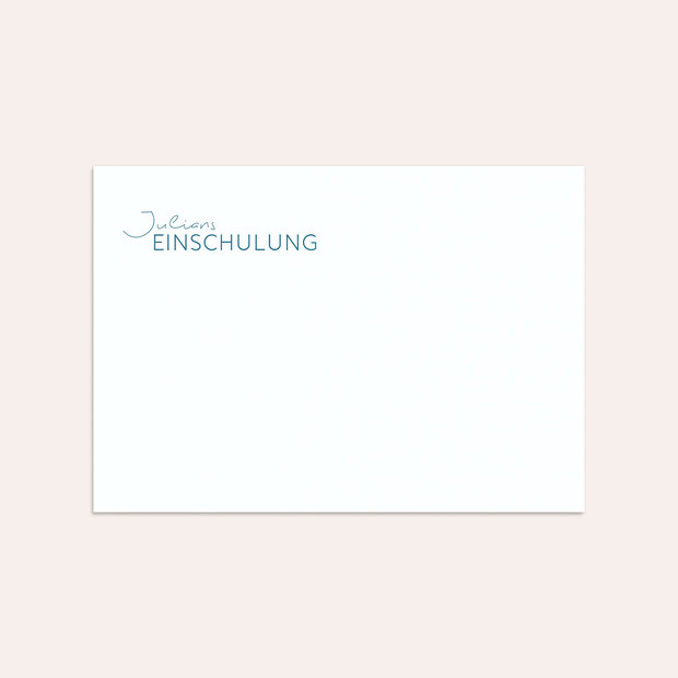 Umschlag mit Design Einschulung - Schulstart voraus
