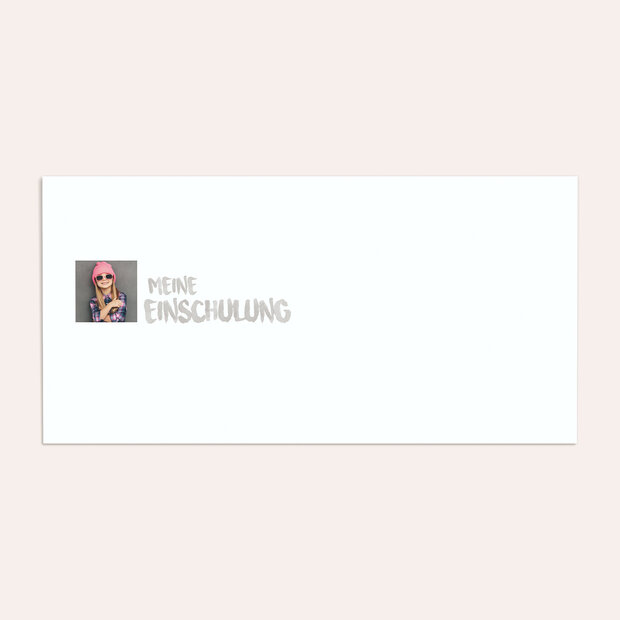 Umschlag mit Design Einschulung - Formvoll Einschulung