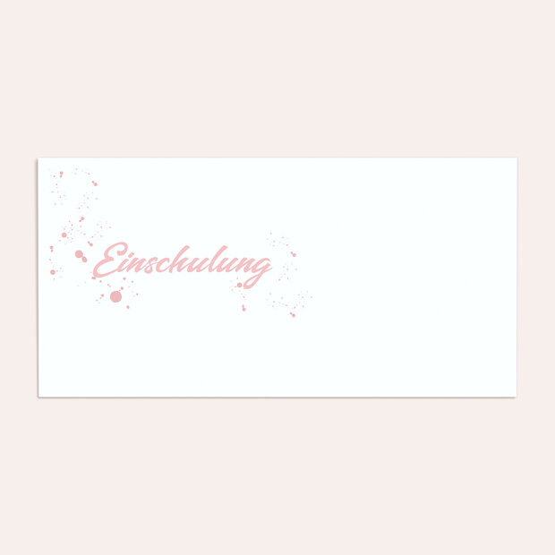 Umschlag mit Design Einschulung - Kraftquelle