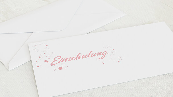 Umschlag mit Design Einschulung - Kraftquelle