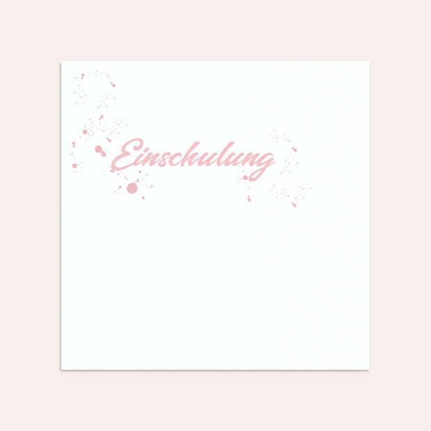 Umschlag mit Design Einschulung - Kraftquelle