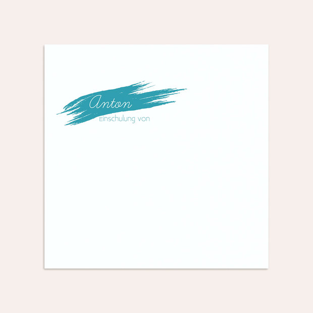 Umschlag mit Design Einschulung - Es geht los