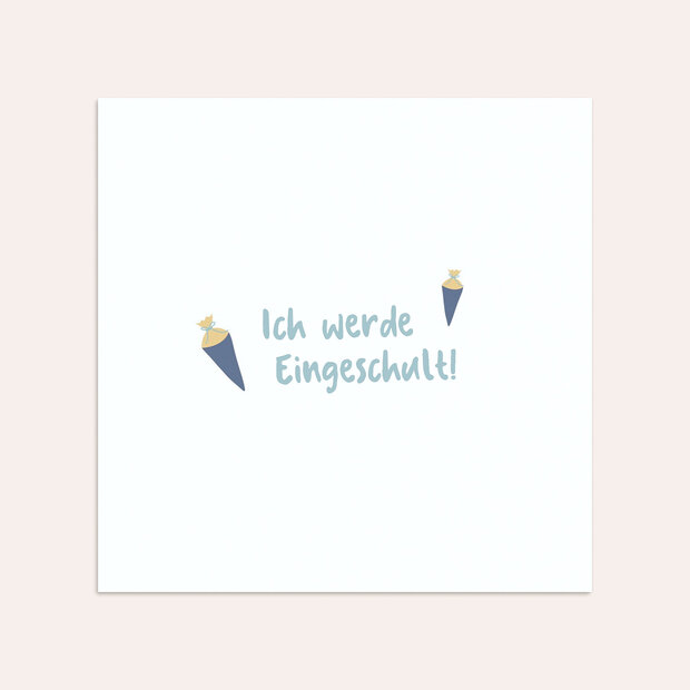 Umschlag mit Design Einschulung - Kunterbuntes ABC