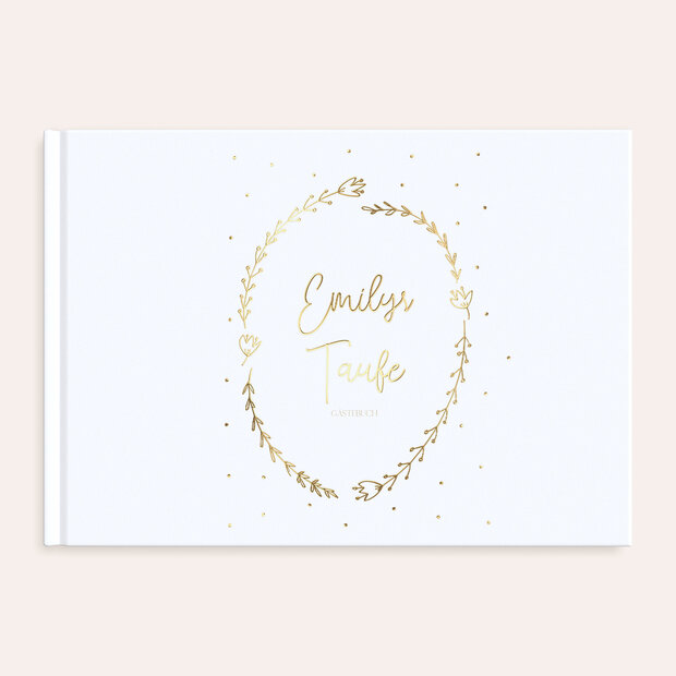 Produktbild von Mareli Gästebuch Für Hochzeit & Feiern – 20x20 Cm, 70 Seiten, Weiß