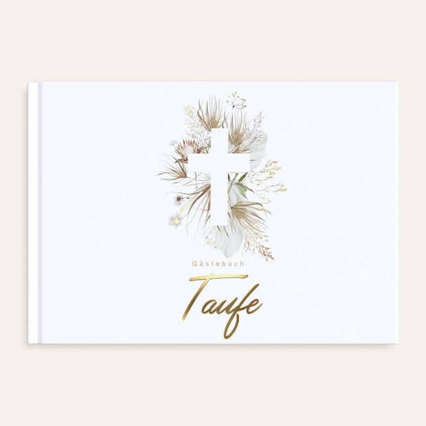 Gästebuch Taufe - Duftender Wiesenstrauß