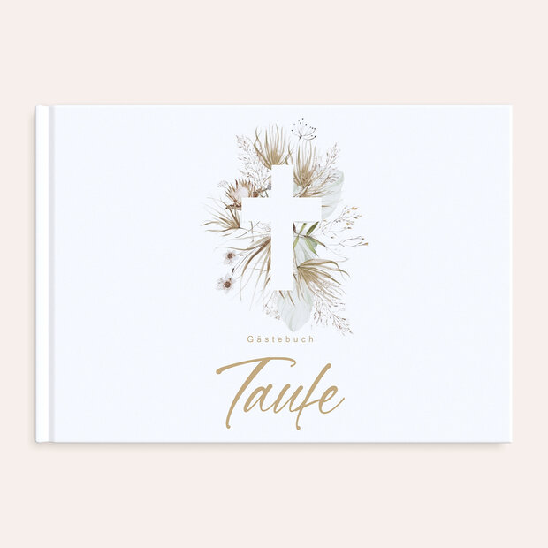 Gästebuch Taufe - Duftender Wiesenstrauß