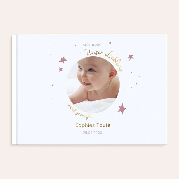 Gästebuch Taufe - Baby Star