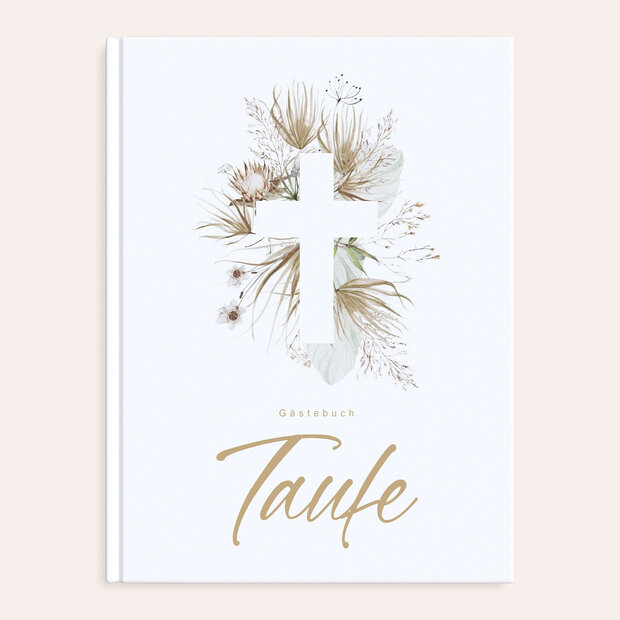 Gästebuch Taufe - Duftender Wiesenstrauß