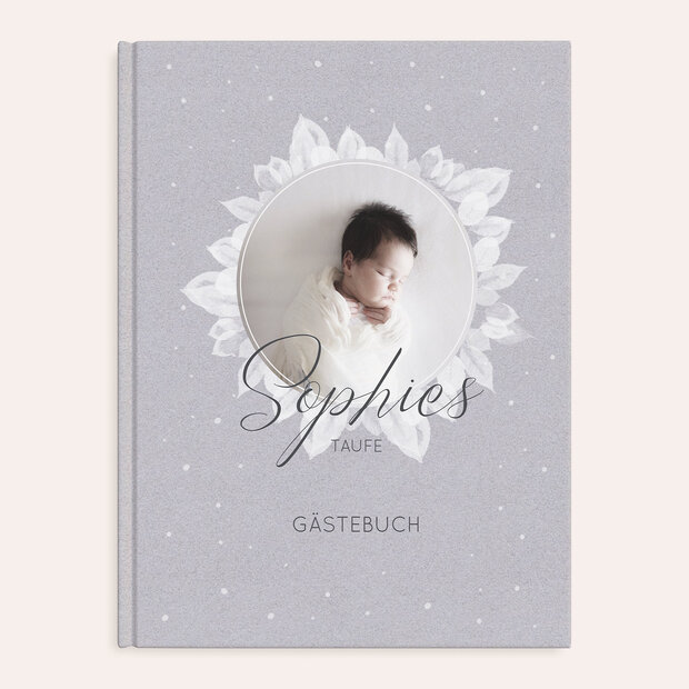 Gästebuch Taufe - Blütenspiegel
