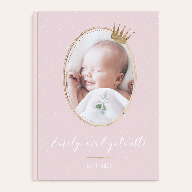 Gästebuch Taufe - Baby royale