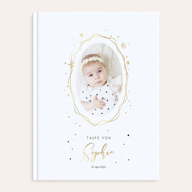 Gästebuch Taufe - Minimal Foil