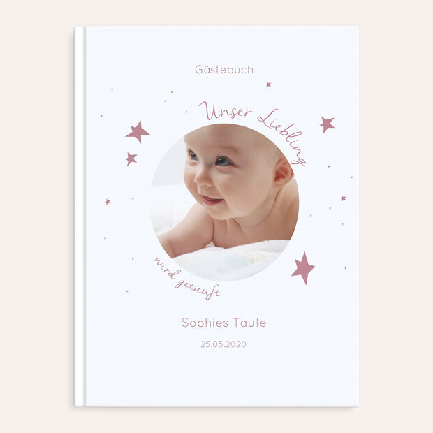 Gästebuch Taufe - Baby Star